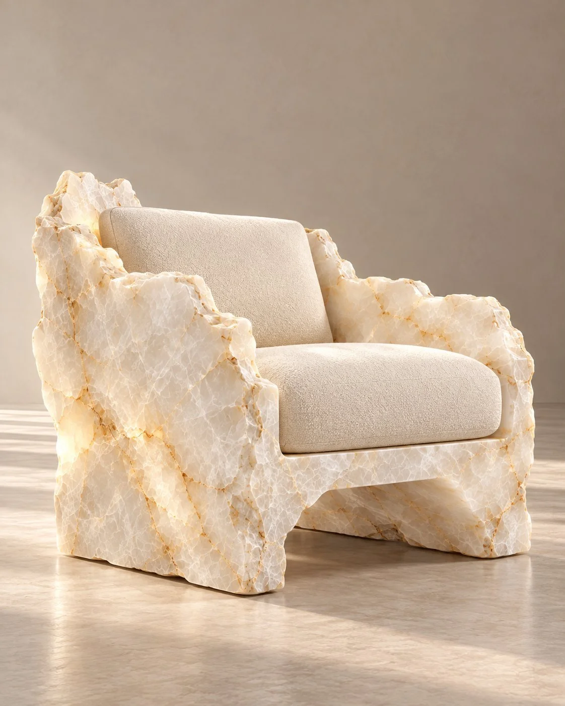 Sillón "Ónix" tallado